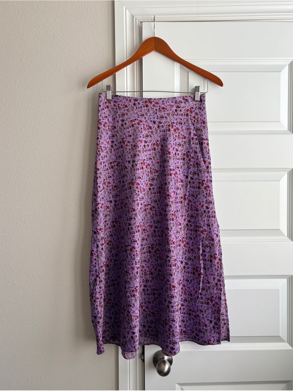 Urban Outfitters Lavender purple Ditsy Floral Midi Maxi Skirt M